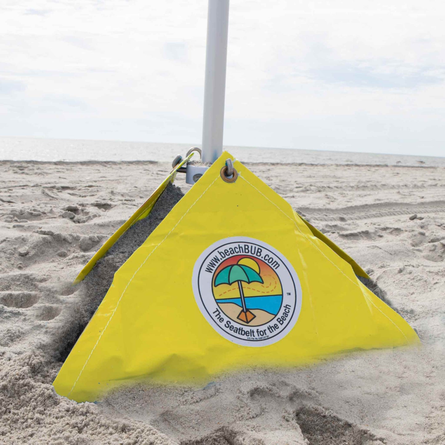 beachBUB® All-In-One Beach Umbrella System - Maryland Flag Version (Limited Supply)