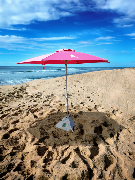 beachBUB® All-In-One Beach Umbrella System - Pink Breast Cancer Awareness Edition