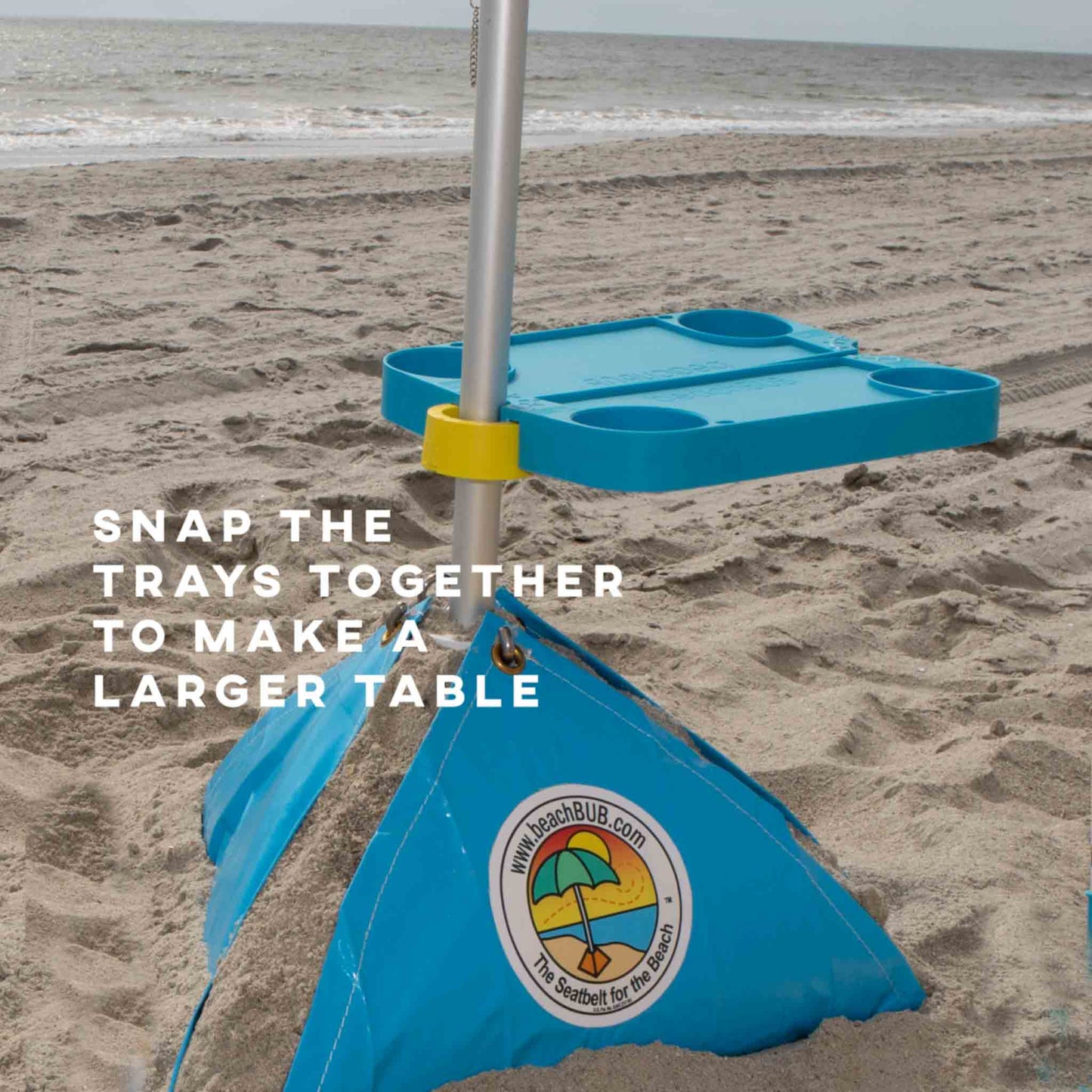 beachBUB® Beach Umbrella Tray Table