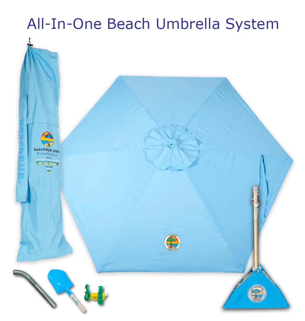 beachBUB® All-In-One Beach Umbrella System