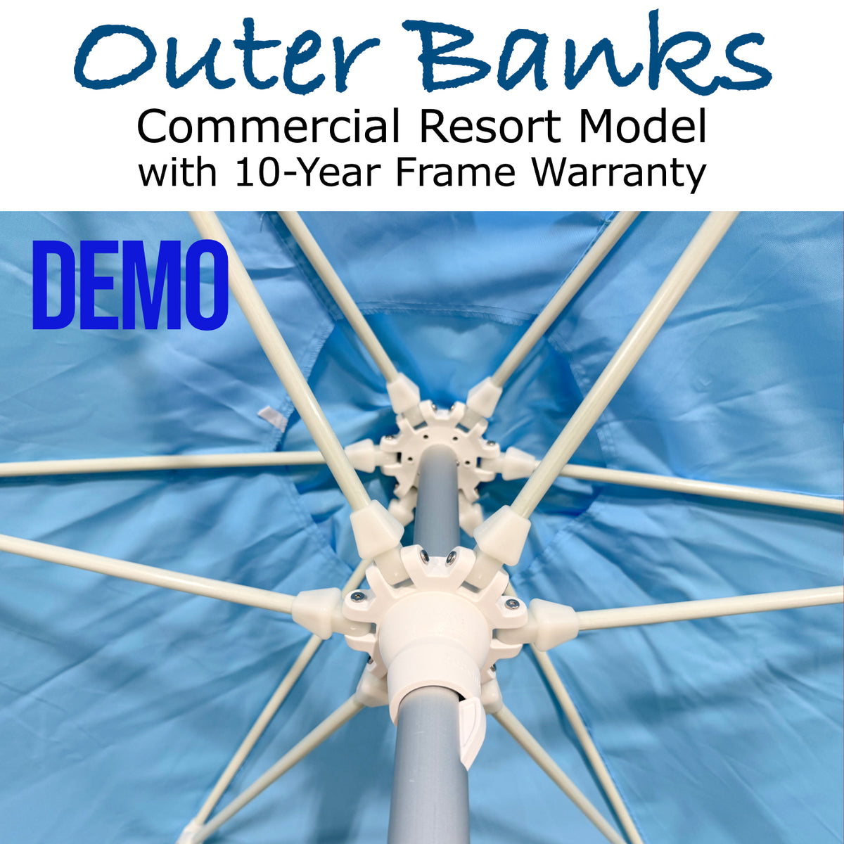 DEMO MODEL (LIMITED SUPPLY AVAILABLE) - beachBUB® Complete Beach Umbrella System