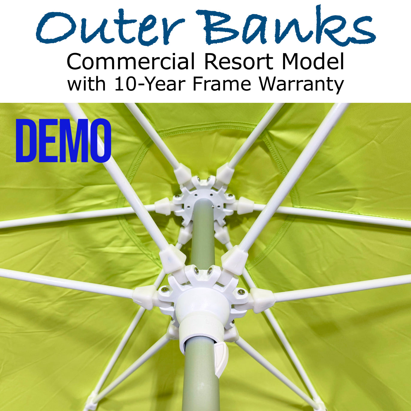 DEMO MODEL (LIMITED SUPPLY AVAILABLE) - beachBUB® Complete Beach Umbrella System