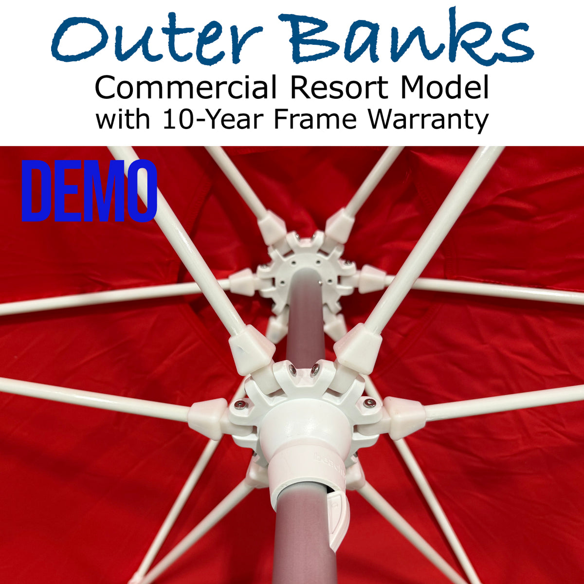 DEMO MODEL (LIMITED SUPPLY AVAILABLE) - beachBUB® Complete Beach Umbrella System