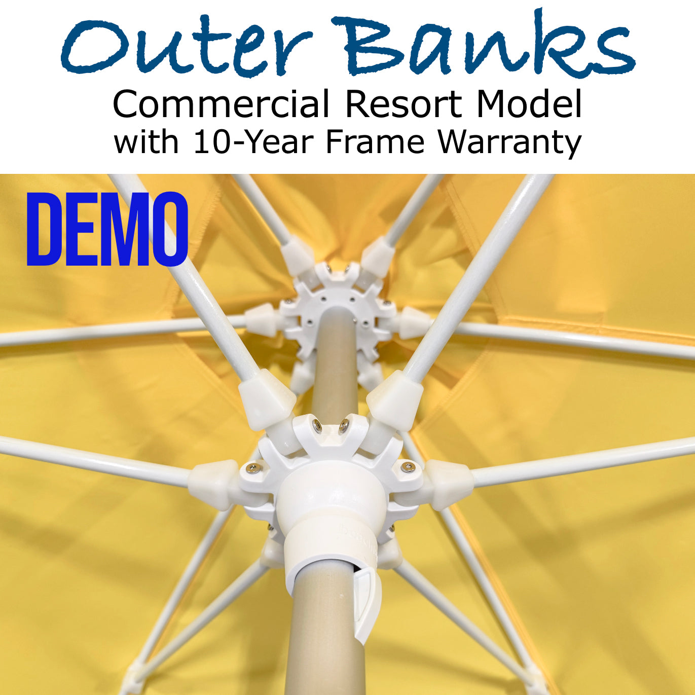 DEMO MODEL (LIMITED SUPPLY AVAILABLE) - beachBUB® Complete Beach Umbrella System