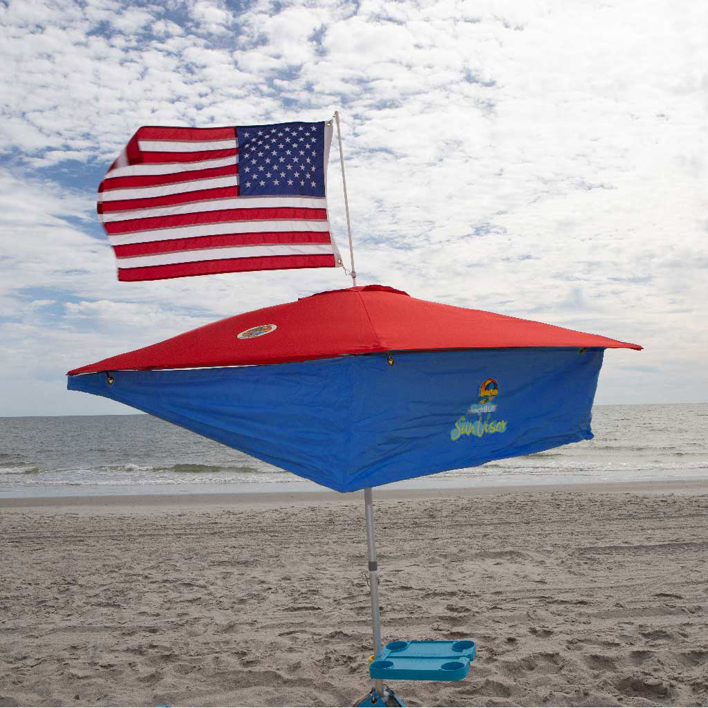 beachBUB® SunVisor - The Future of Tilting Beach Umbrellas